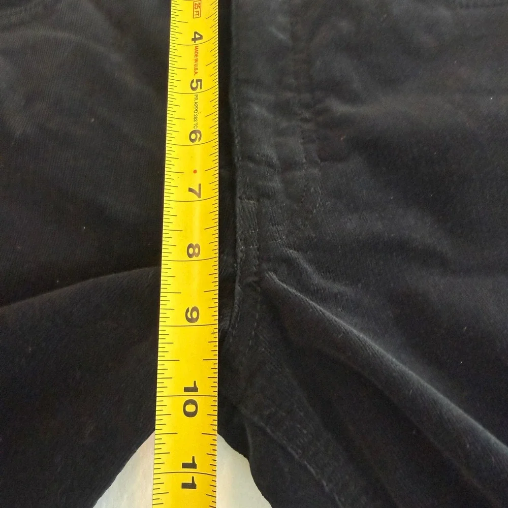 Kut from the Kloth Corduroy Pants Womens‎ 6P Black Straight Leg